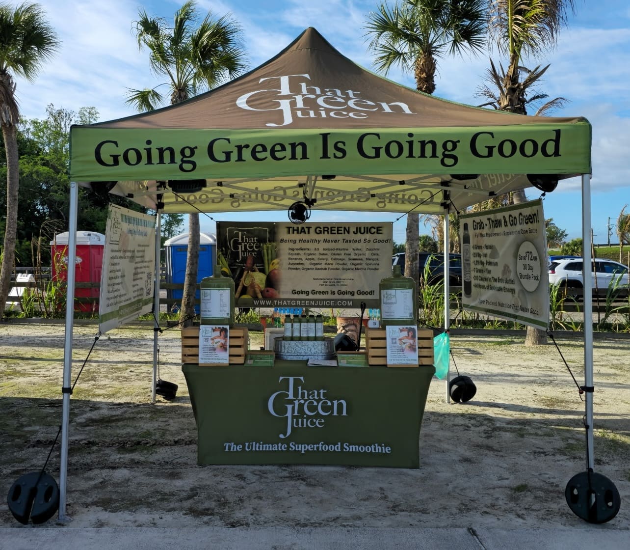 That Green Juice display in Hobe Sound