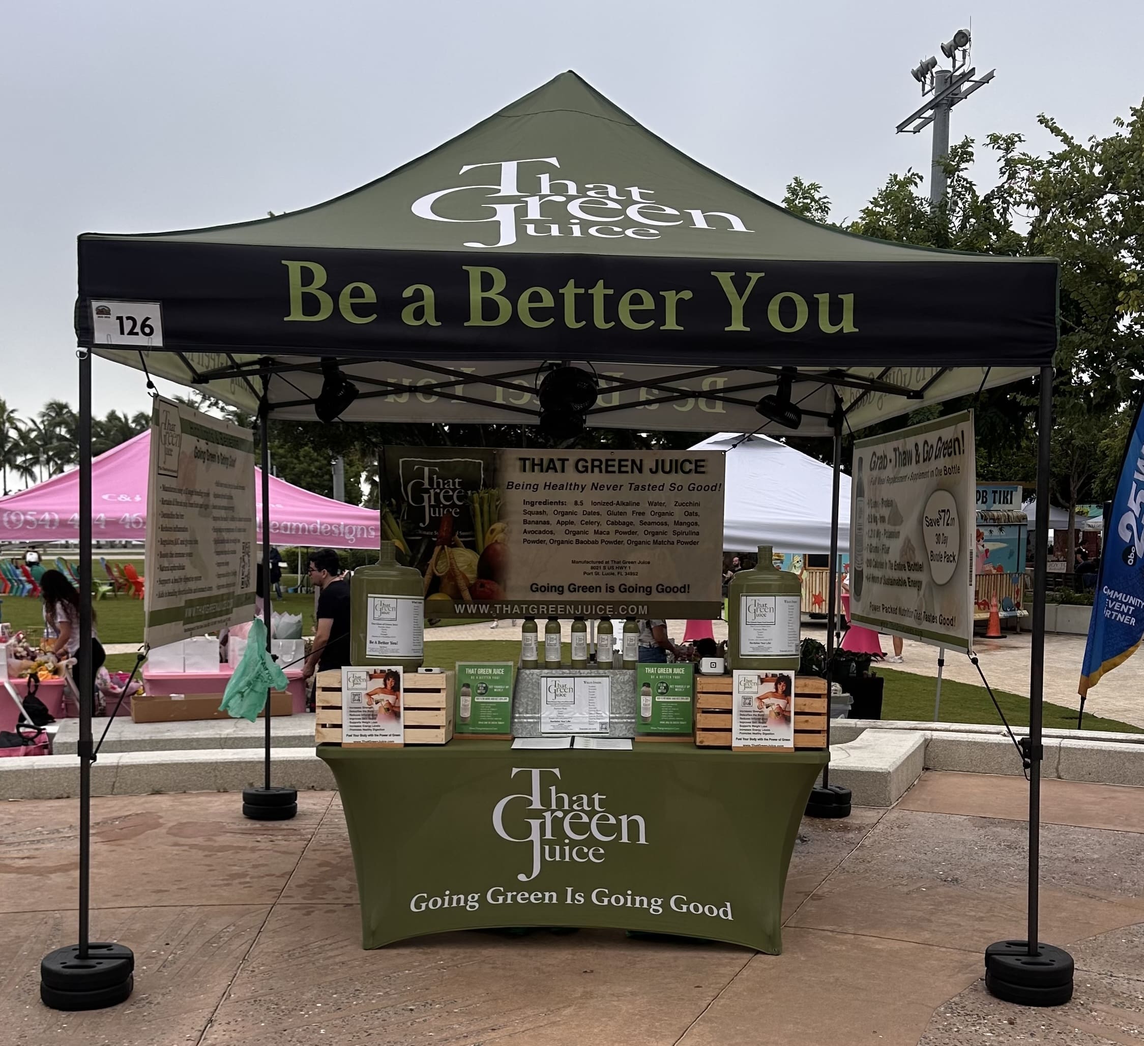 That Green Juice at the seasonal West Palm Beach GreenMarket