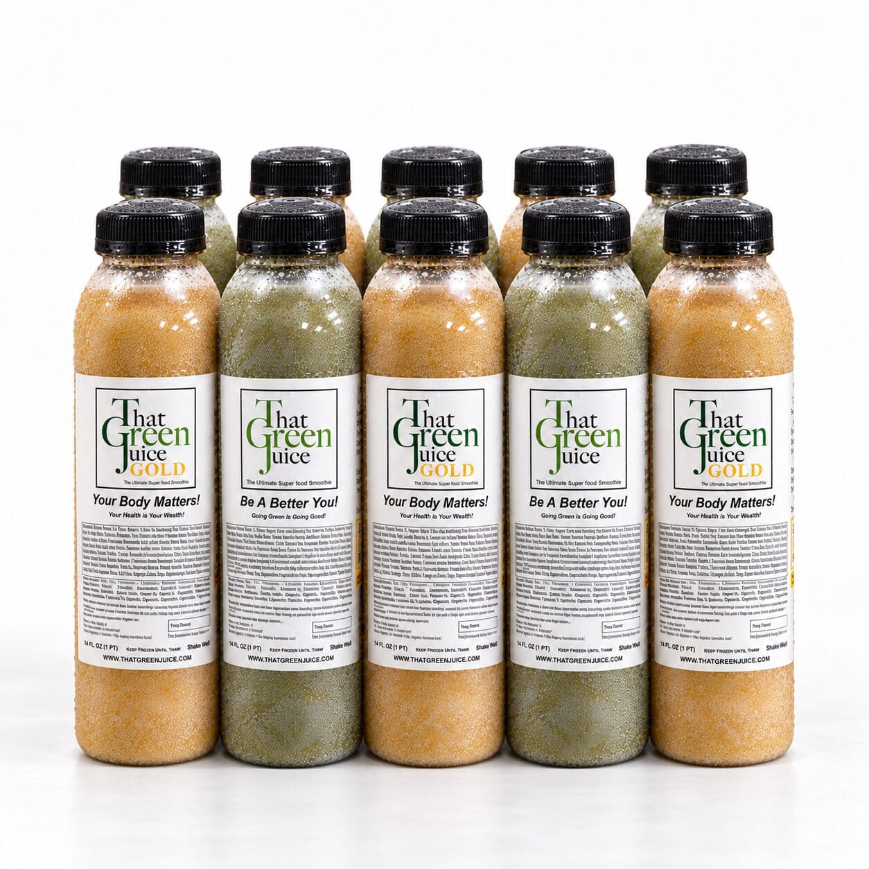 10 bottle mixed pack — 5 Original and 5 Gold