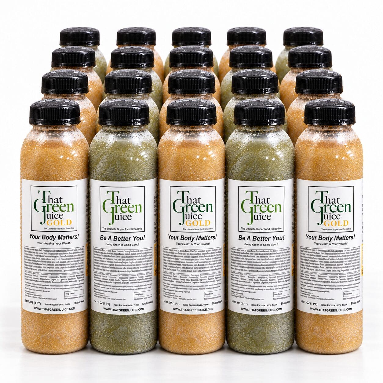 20 bottle mixed pack — 10 Original and 10 Gold