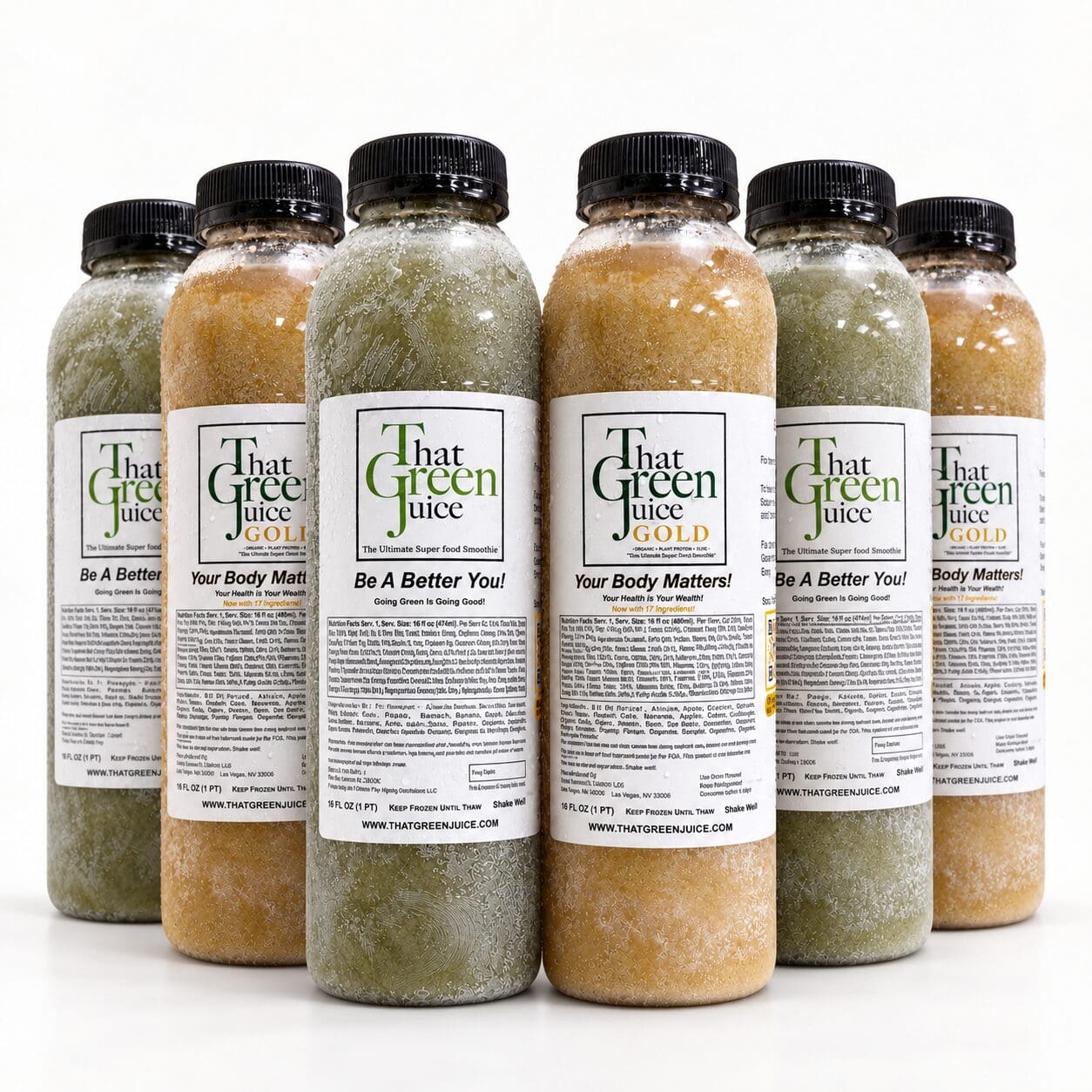 6 bottle mixed pack — 3 Original and 3 Gold
